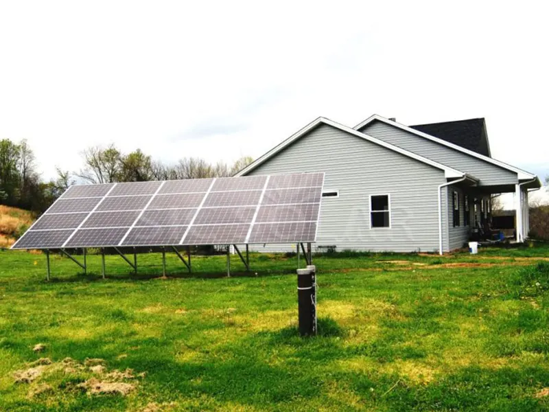 Panneaux solaires montés au sol 10KW pour la maison