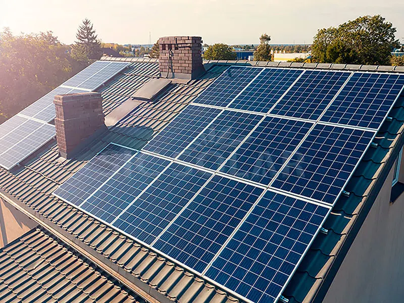 Supports espagnols de toit de tuile des panneaux solaires 11KW