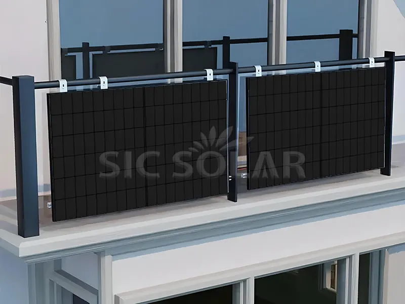 Systèmes de montage solaires pour balcon domestique 1KW en Allemagne