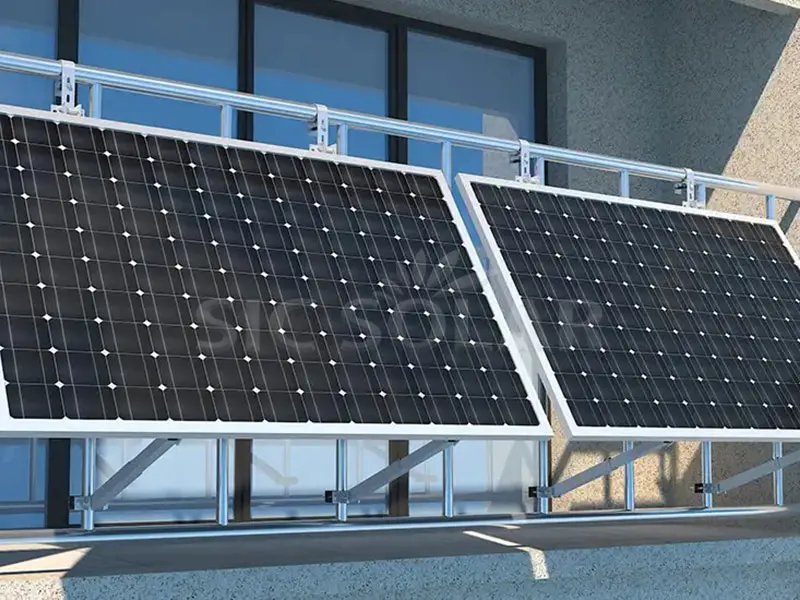 Balcon de support solaire de 1 kW en Finlande