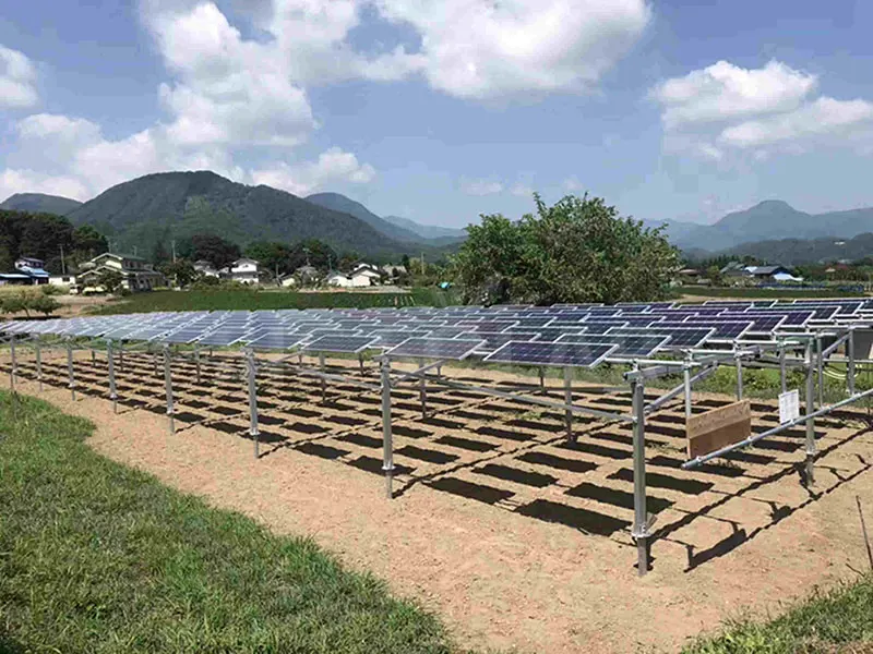 Système de montage solaire agricole photovoltaïque 80KW au Chili