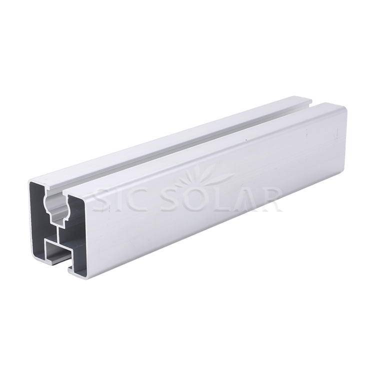 Rail en aluminium pour panneaux solaires
