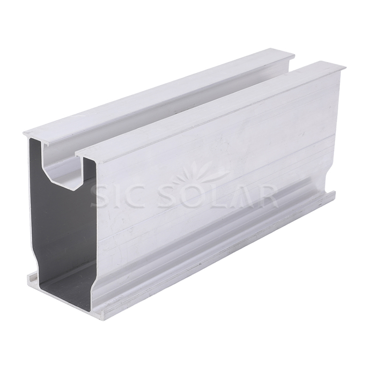 Rail de terre solaire en aluminium