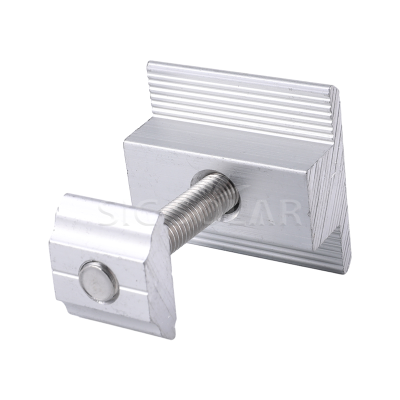 Pince centrale solaire en aluminium