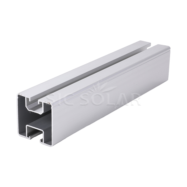 Rail de montage solaire en aluminium