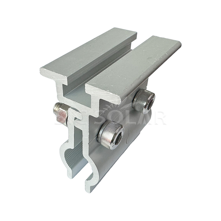 Pinces de toit solaire en aluminium