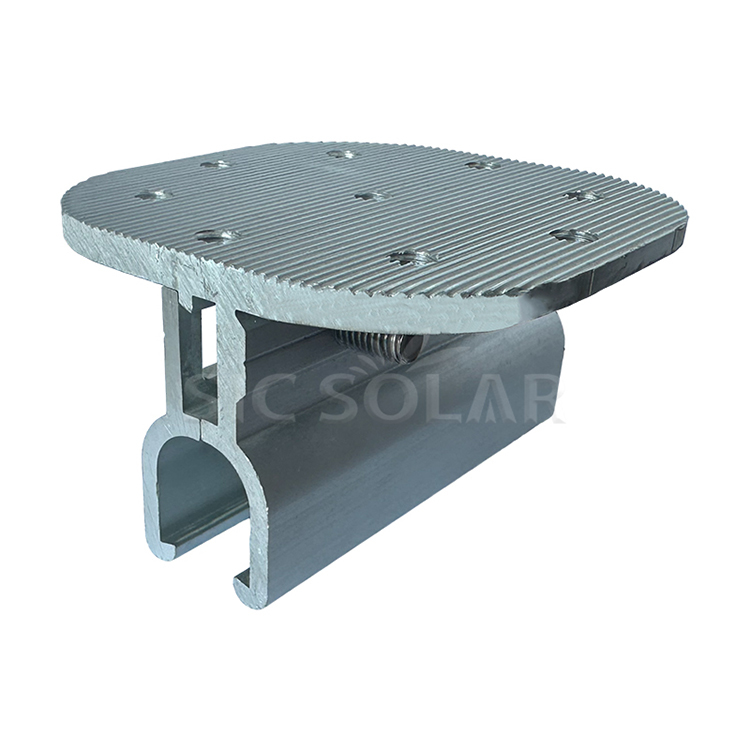 Pinces de toiture solaire en aluminium