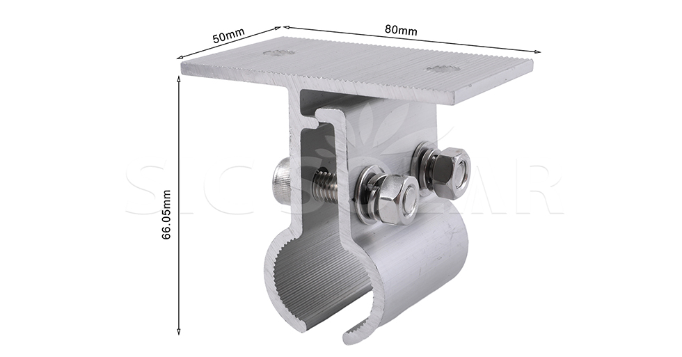 Aluminum Standing Seam Roof Clamp