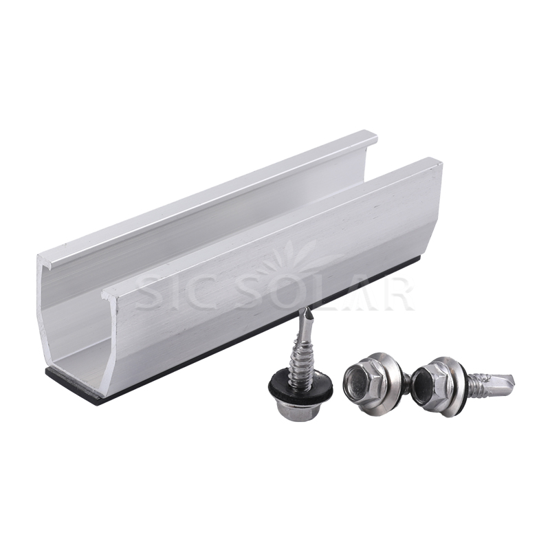 Mini rail solaire en aluminium