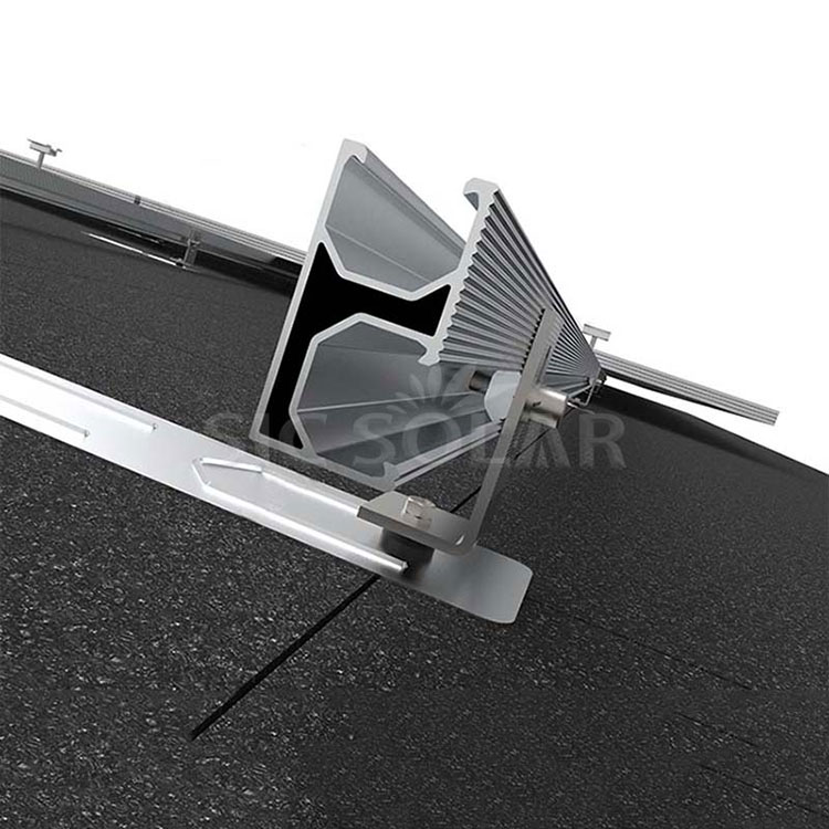 Supports de toit en asphalte solaire L pieds