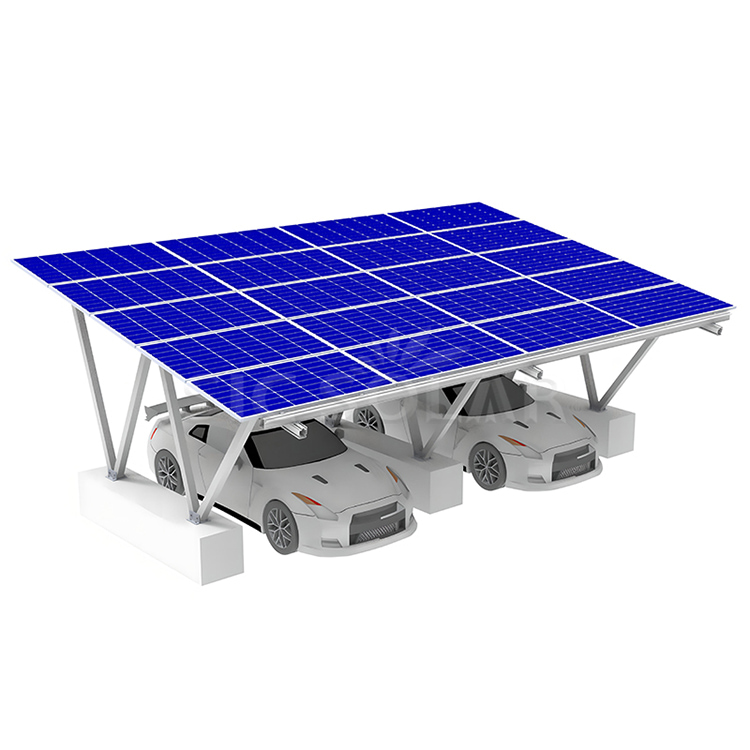 Structures d'abris de voiture solaires