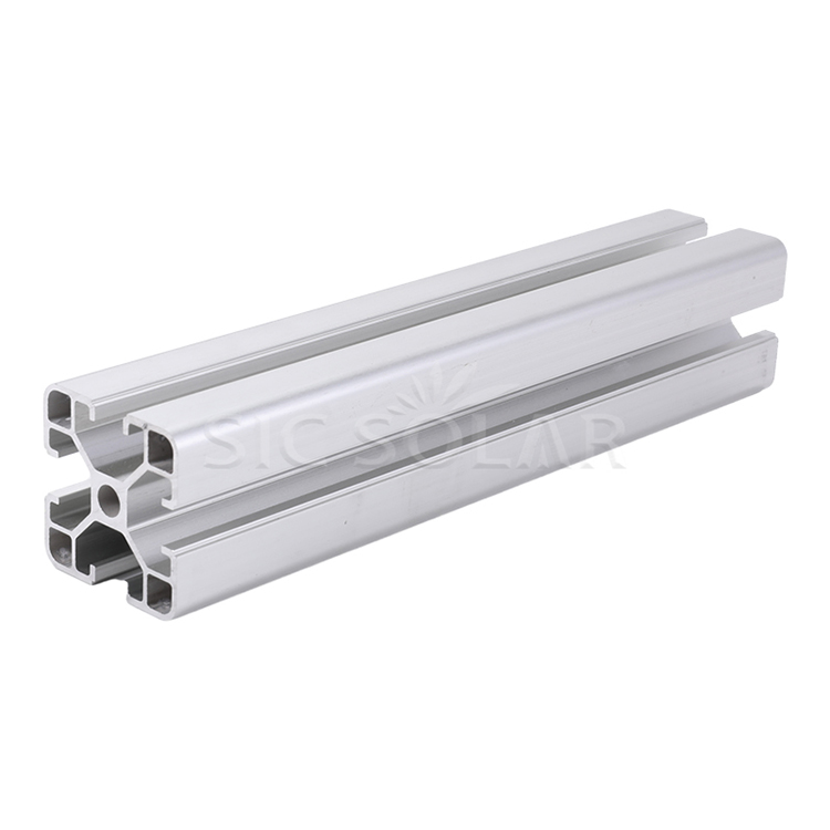 Rail de montage en aluminium pour panneaux solaires photovoltaïques